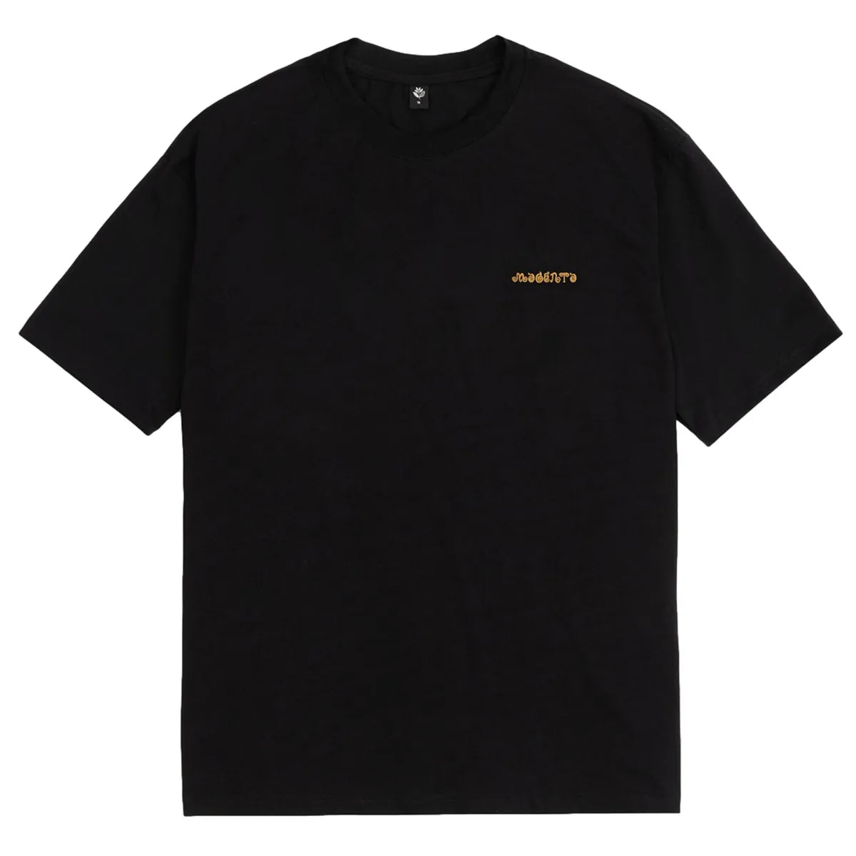 Magenta life tee black