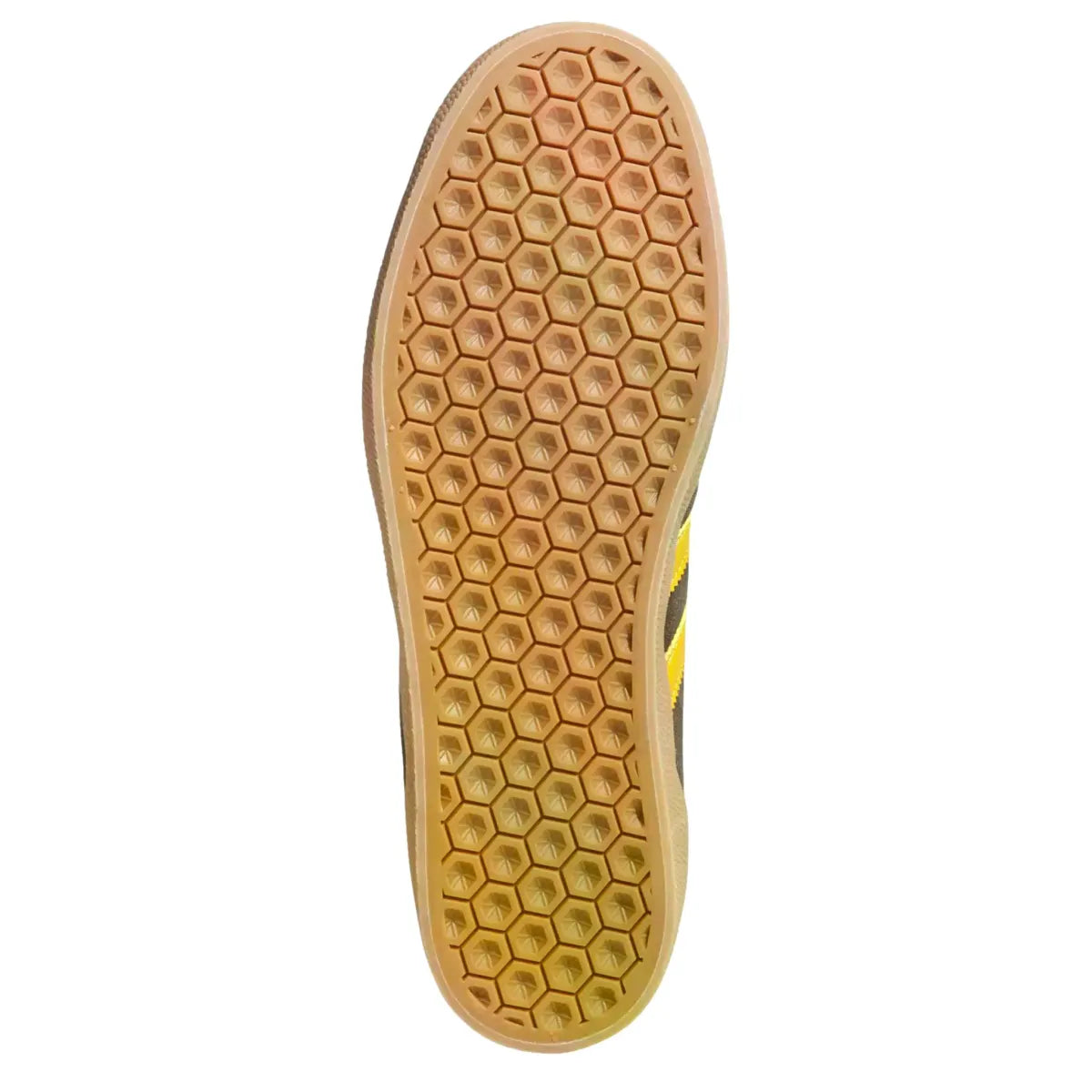 Adidas gazelle adv dark brown yellow heart strata
