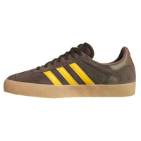 Adidas gazelle adv dark brown yellow heart strata