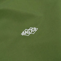 magenta Très tech v neck forrest green