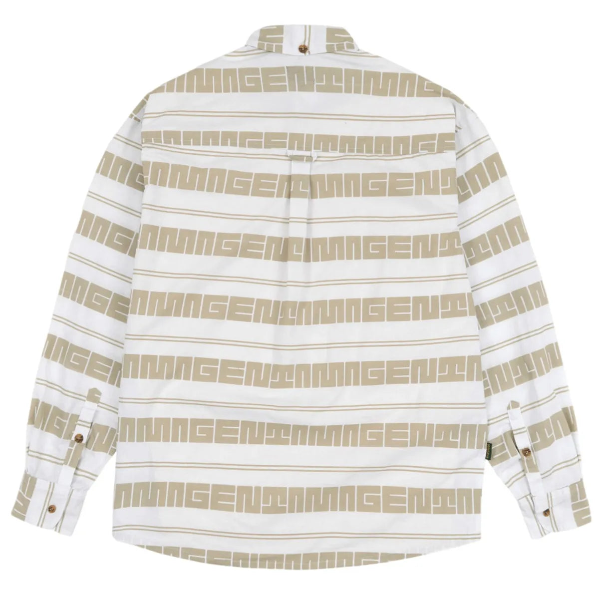 Magenta maze stripe shirt white