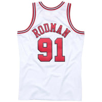 tank top NBA white chicago bulls Rodman