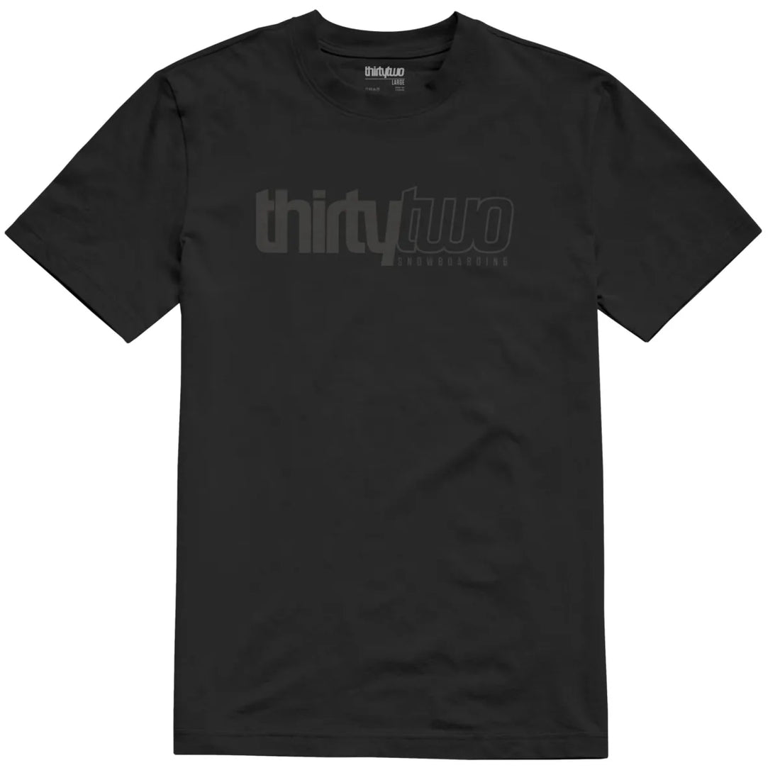 Thirty Two Black Charcoal Tee
