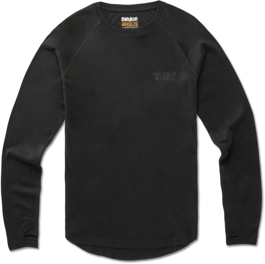 Thirty two merino l/s ride lite black