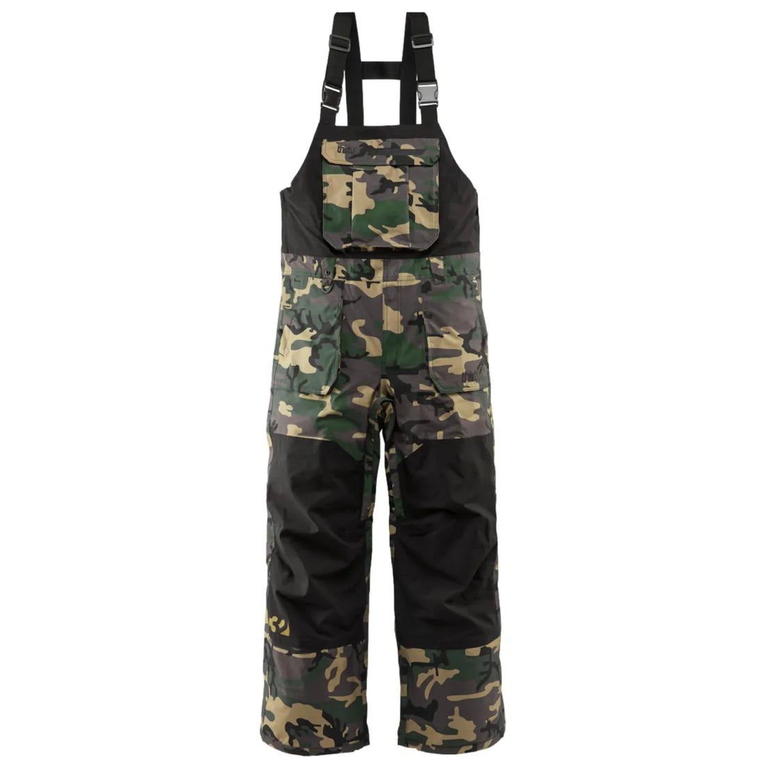 Thirty two basement camo bib