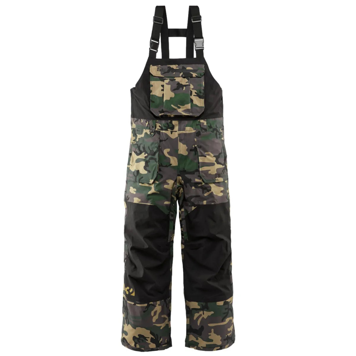Thirty two basement camo bib