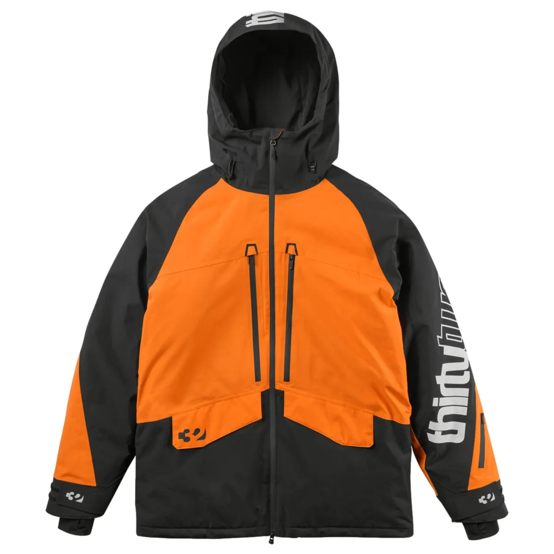 Thirty two lashed jacket snowboard black orange
