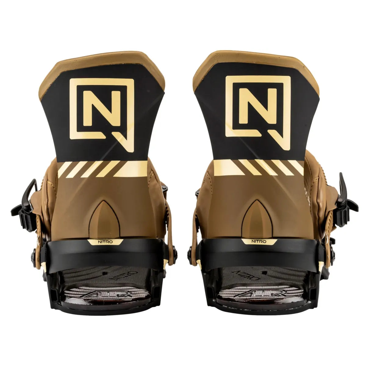 Nitro team pro Kleveland bindings snowboard black brownNitro team pro Kleveland bindings snowboard black brown