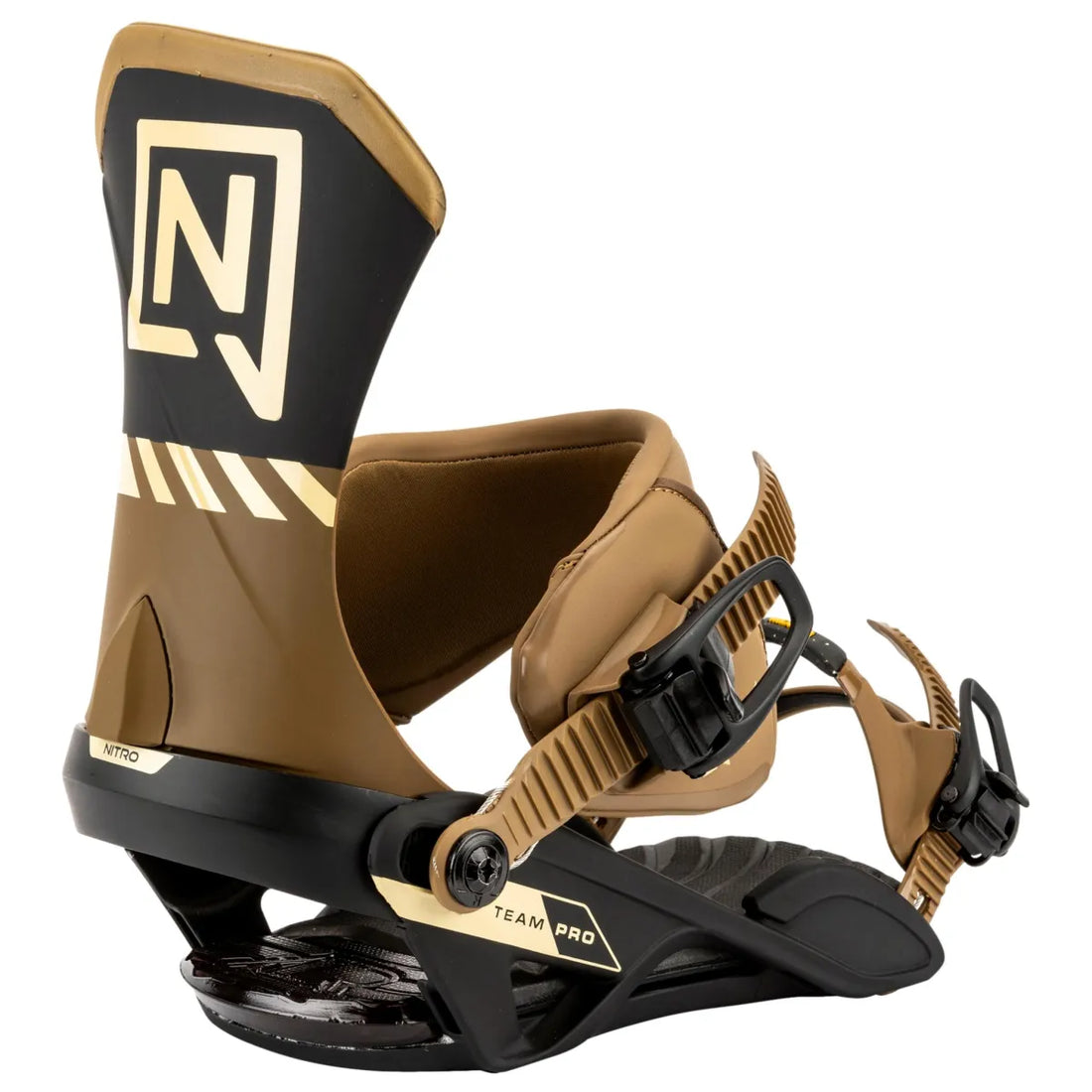 Nitro team pro Kleveland bindings snowboard black brown