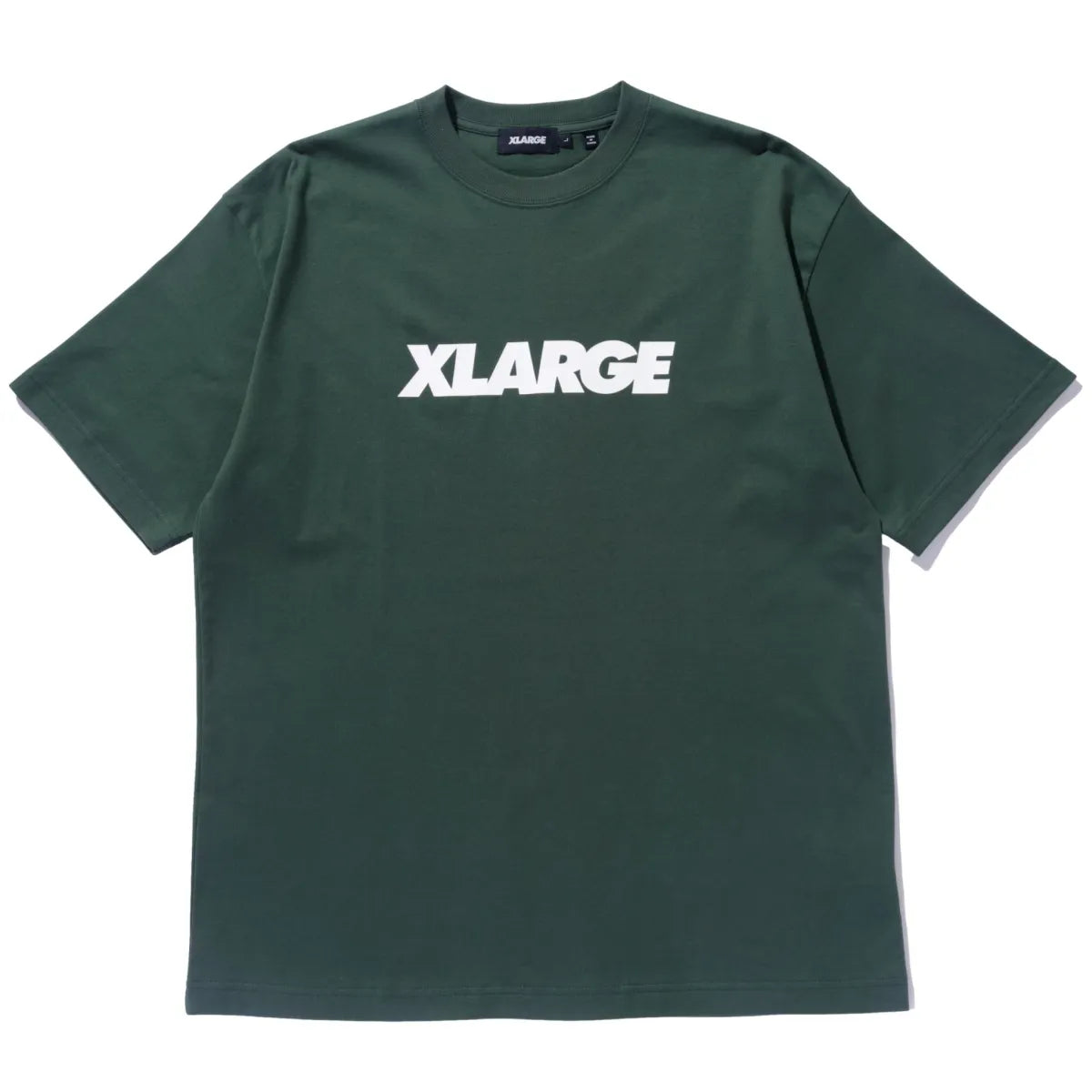 X large standard logo t shirt green
