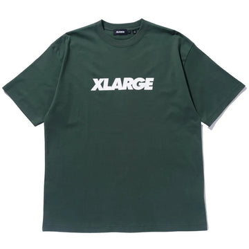 X large standard logo t shirt green