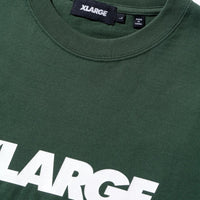 X large standard logo t shirt green