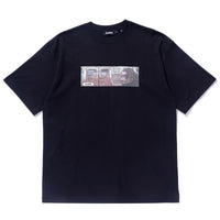 X large subway ss tee black