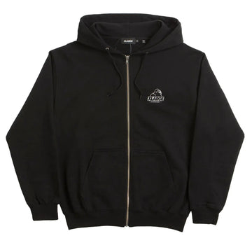 X large slanted og zip hoodie black