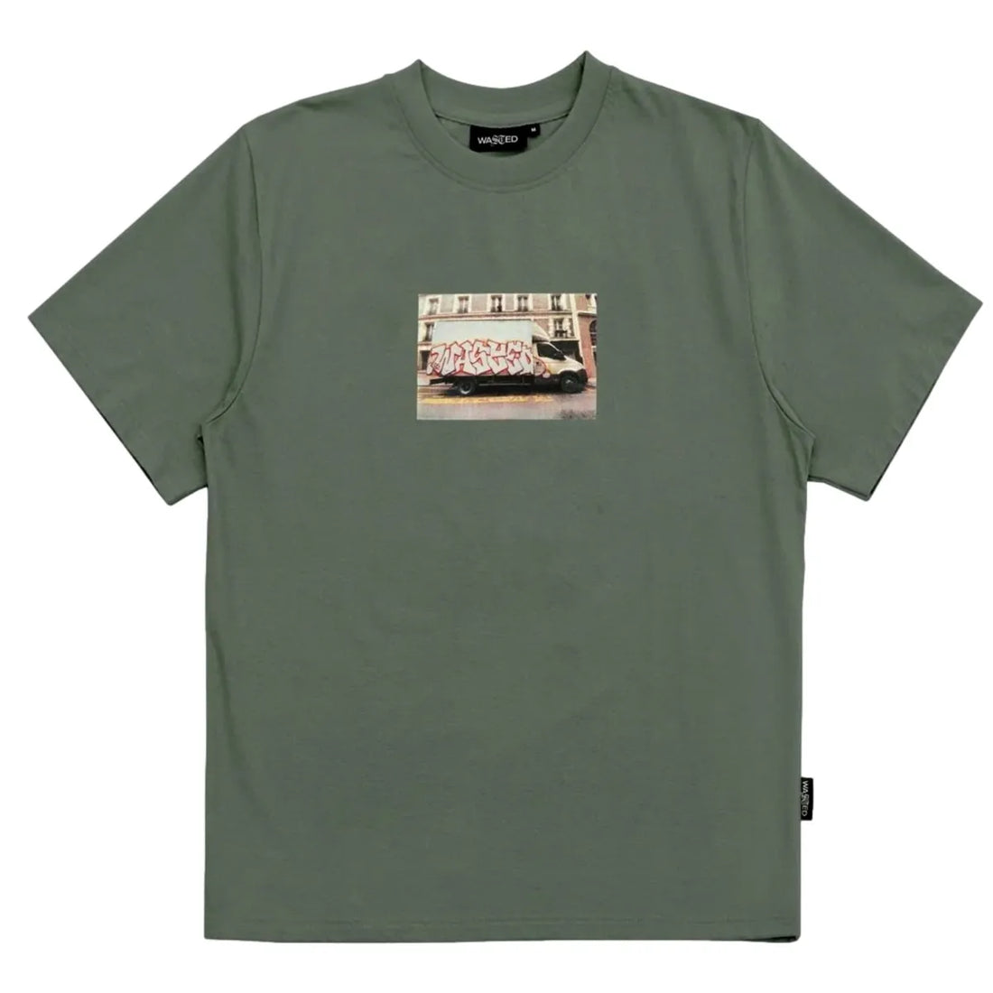 wasted paris t-shirt dumper loden green