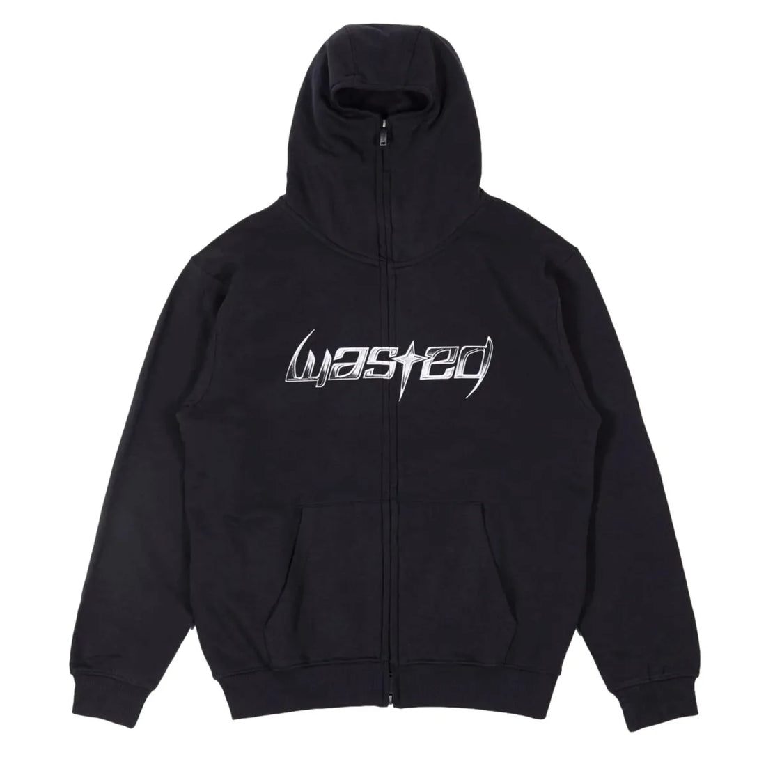 wasted paris blade balaclava zip hoodie
