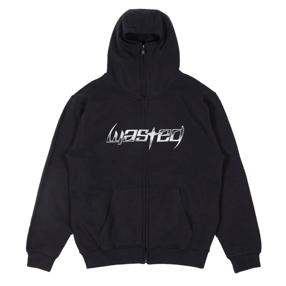 wasted paris blade balaclava zip hoodie