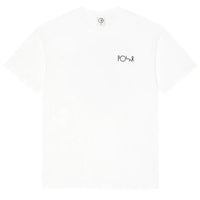 Polar skate no comply tee white