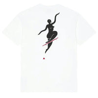 Polar skate no comply tee white