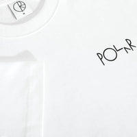 Polar skate no comply tee white