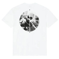 Polar fill logo tee klez white