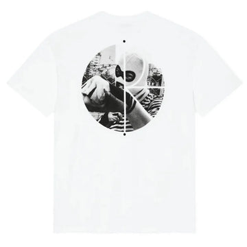 Polar fill logo tee klez white