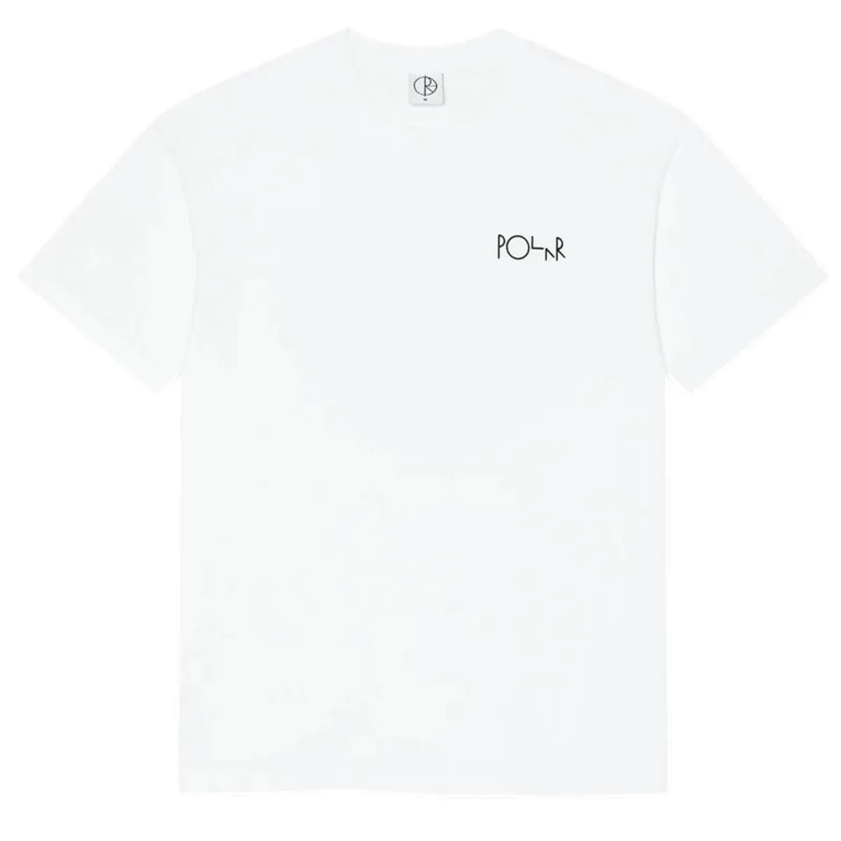 Polar fill logo tee klez white