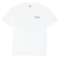 Polar fill logo tee klez white