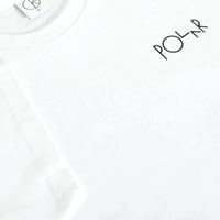 Polar fill logo tee klez white