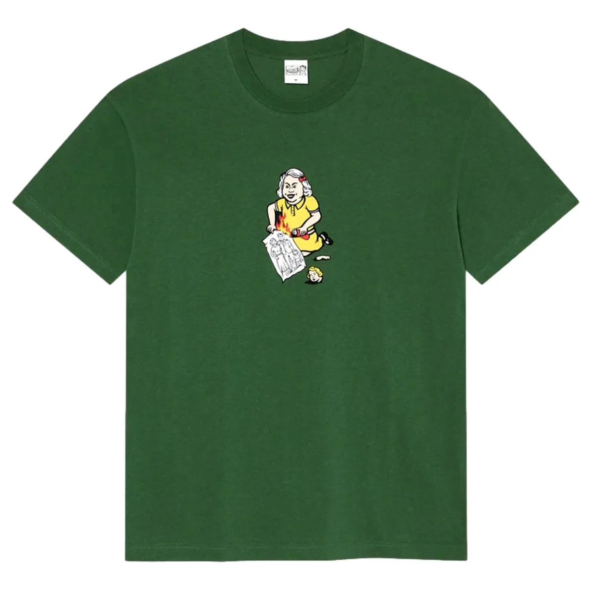Polar skate tee family affair tee forest green