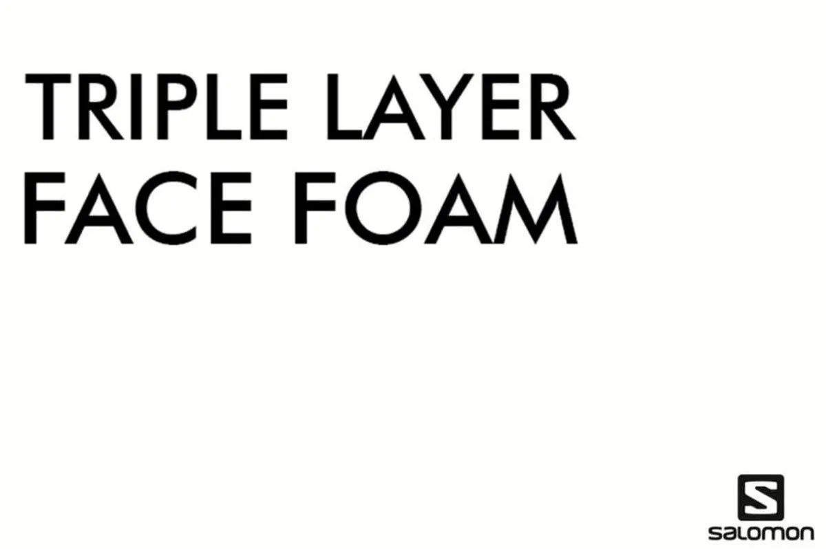 trple layer face foam salomon goggles