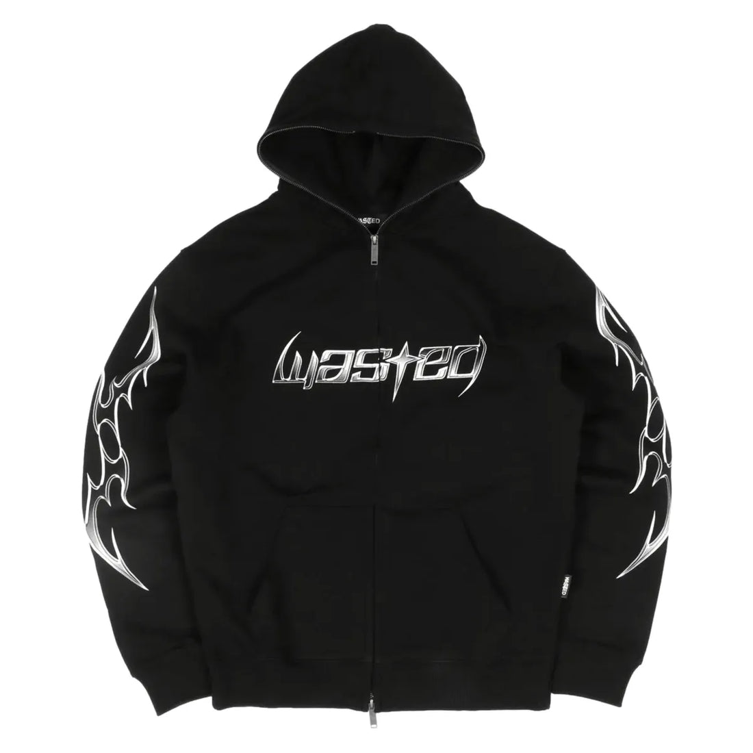 wasted paris metal blade full zip hoodie black