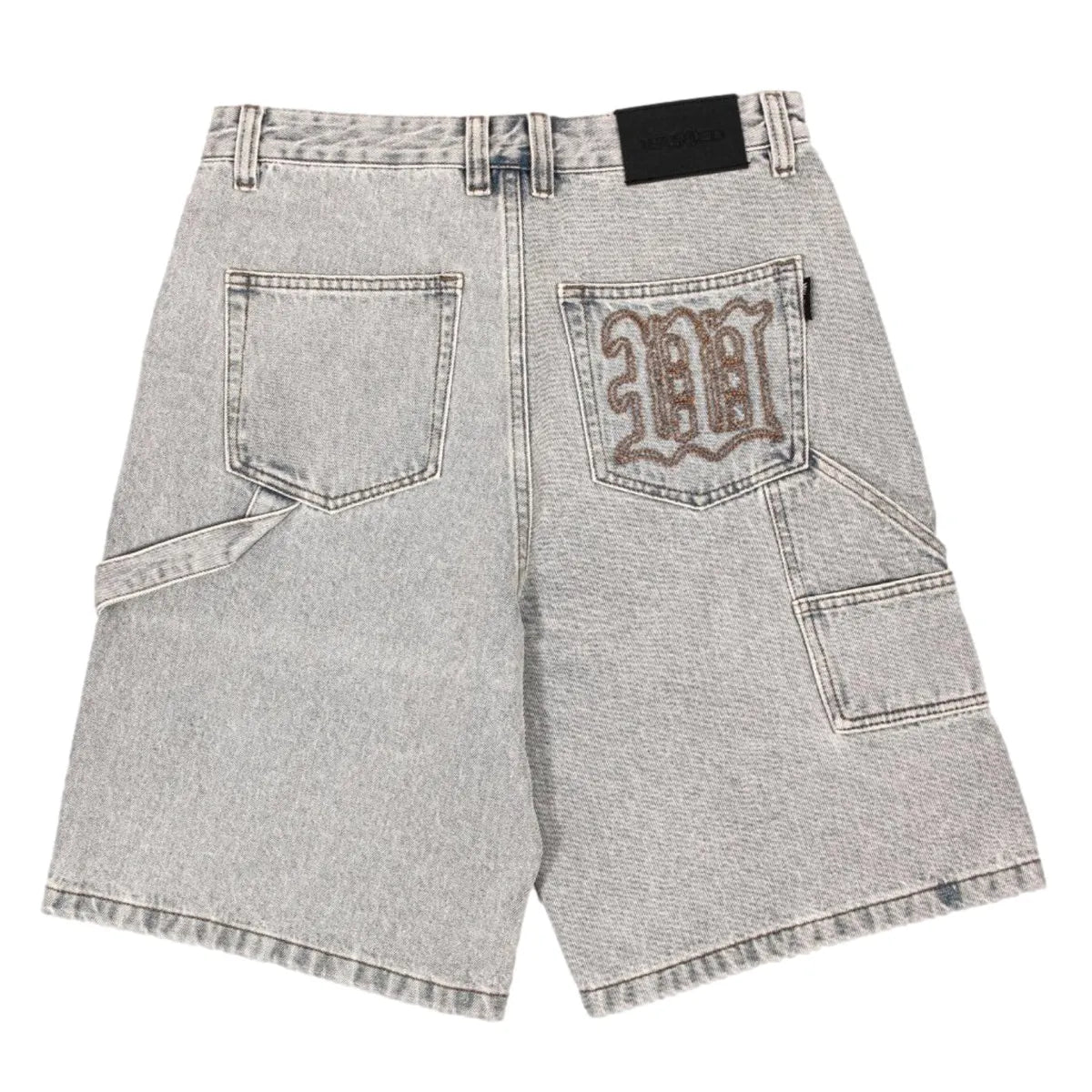 wasted paris signature hammer shorts blue