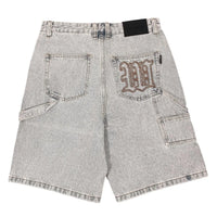 wasted paris signature hammer shorts blue