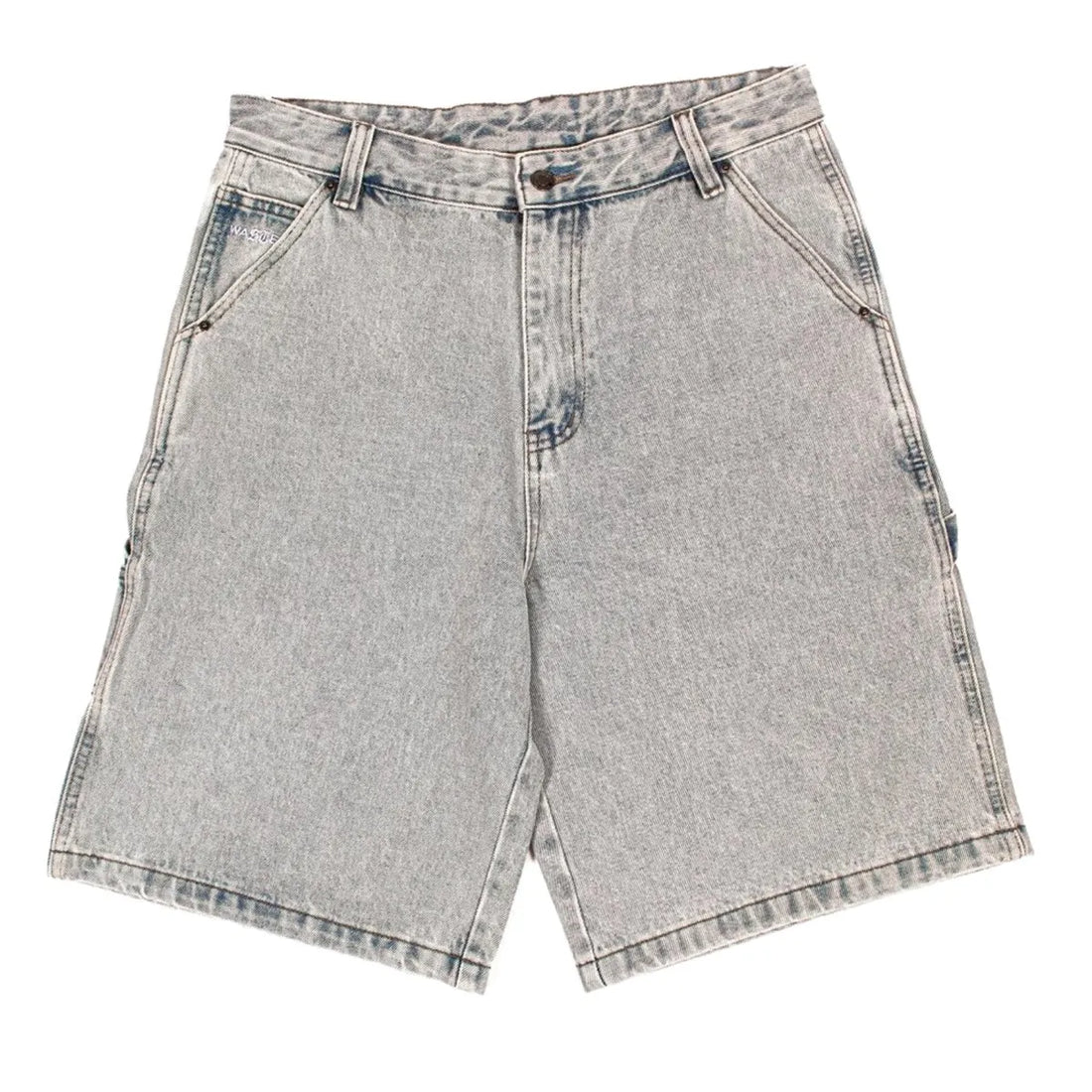 wasted paris signature hammer shorts blue