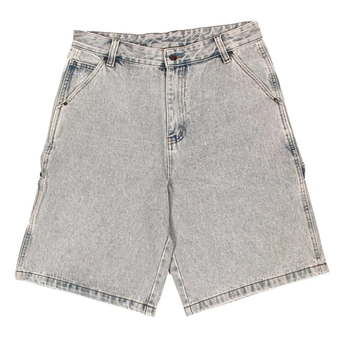 wasted paris signature hammer shorts blue
