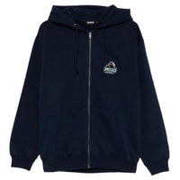 X large slanted og zip hoodie blue navy