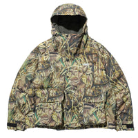 X LARGE HOODED PUFFER JACKET CAMO