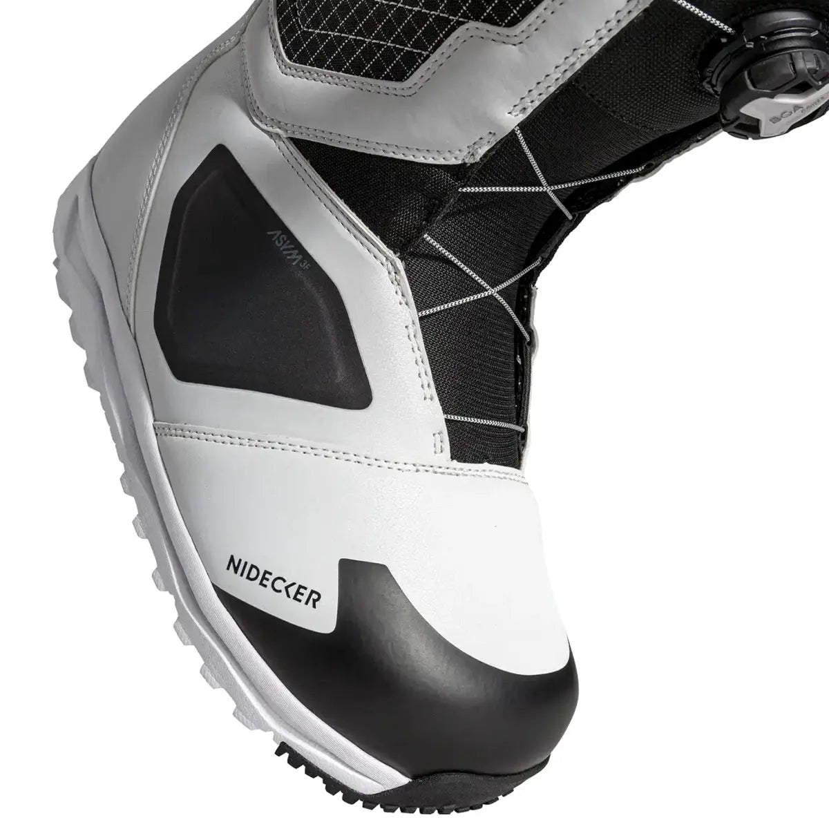 Nidecker Cascade black white snowboard boots