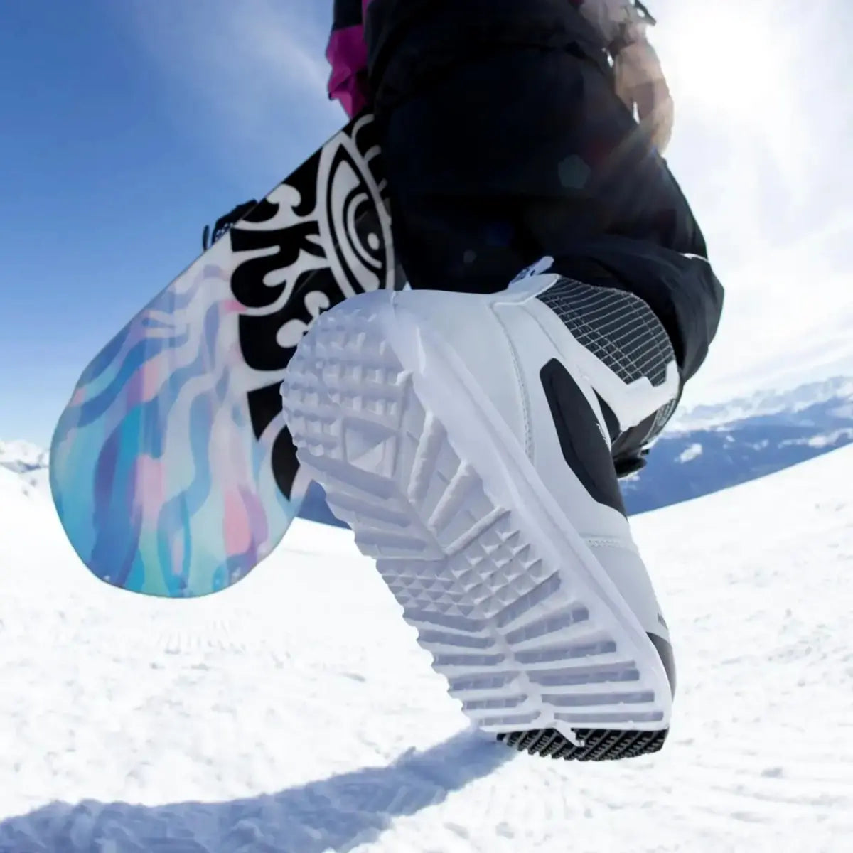 Nidecker Cascade black white snowboard boots