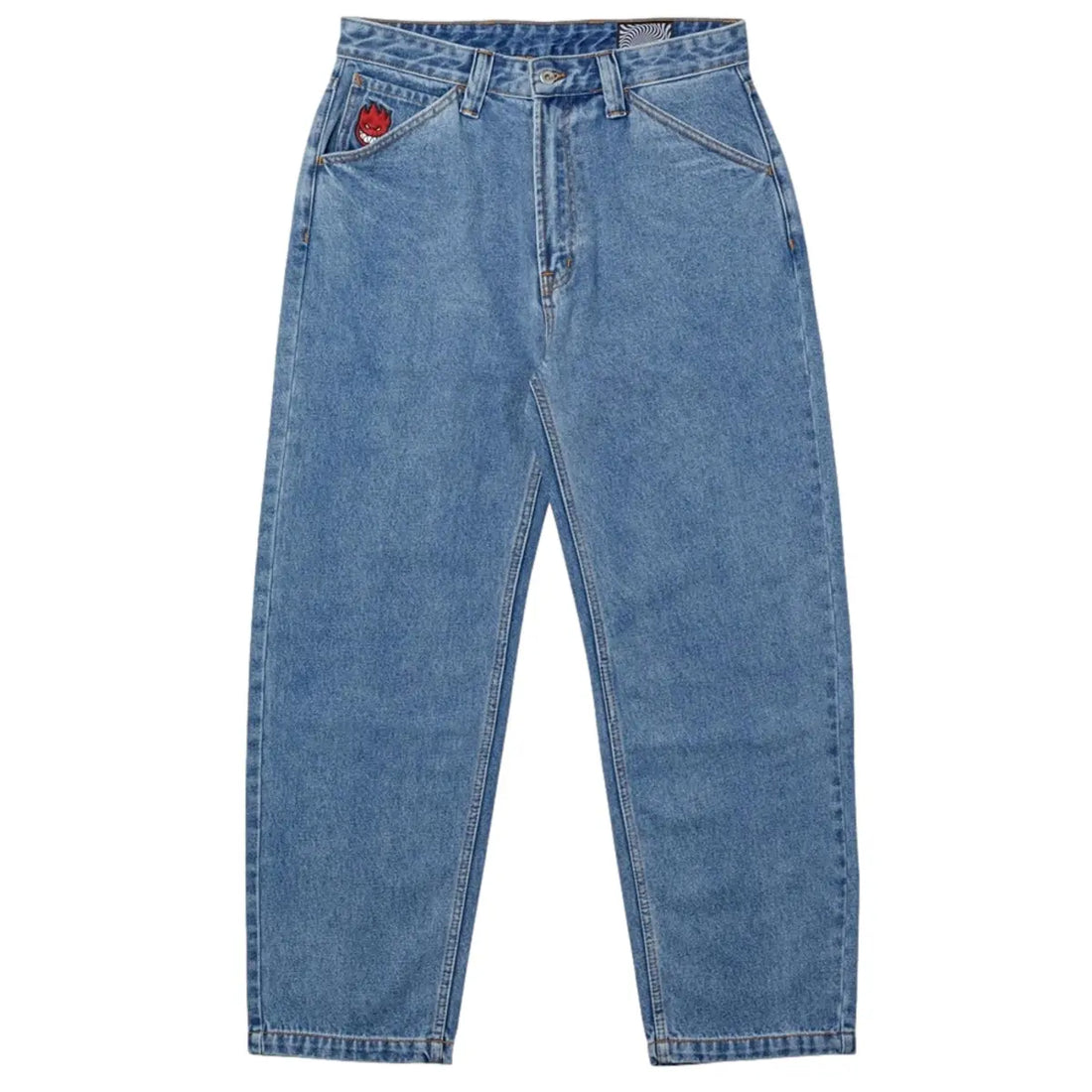Spitfire denim baggy pants blue washed