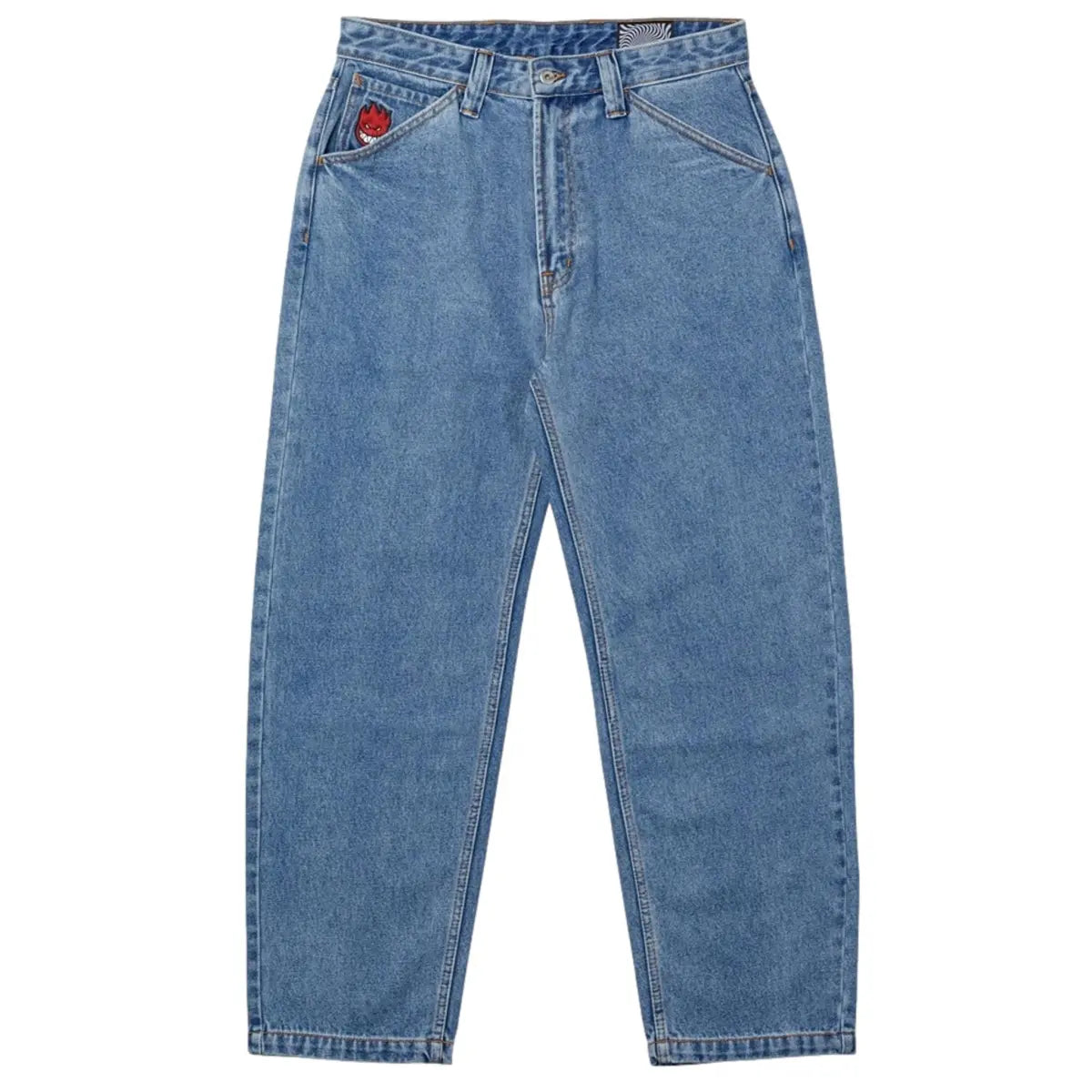 Spitfire denim baggy pants blue washed