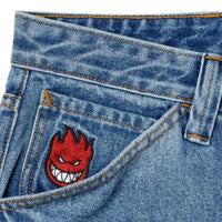 Spitfire denim baggy pants blue washed