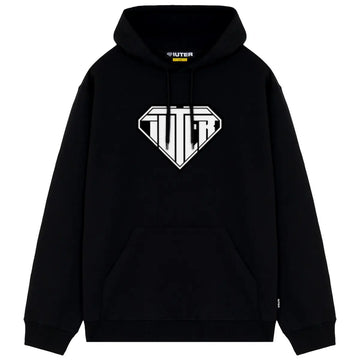 Iuter logo hoodie black