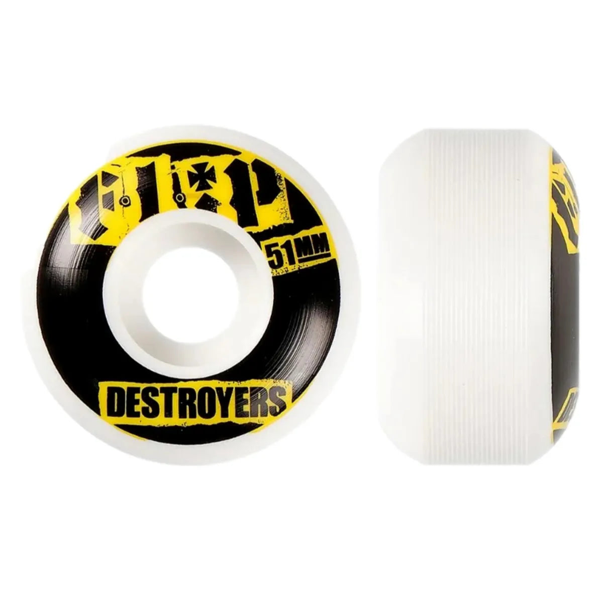 Flip Destroyers wheels black yellow 51 mm 100A