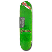 PLEASURES SKATEBOARDS CLASSIC LOGO DECK HOLOGRAPHIC FOIL 8.0"
