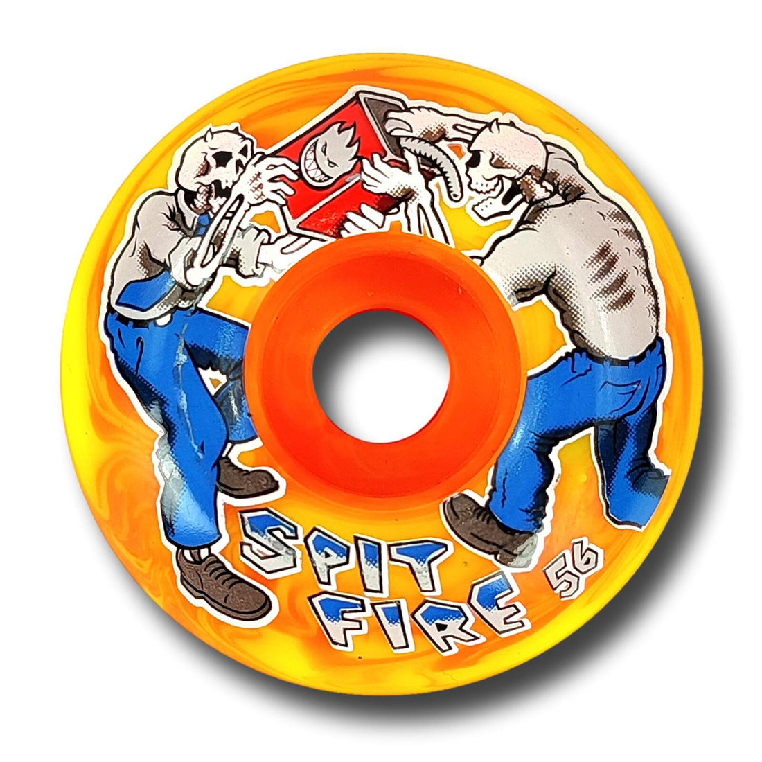SPITFIRE WHEELS TEAM FIREFIGHT SWIRL CLASSIC 56MM 99A