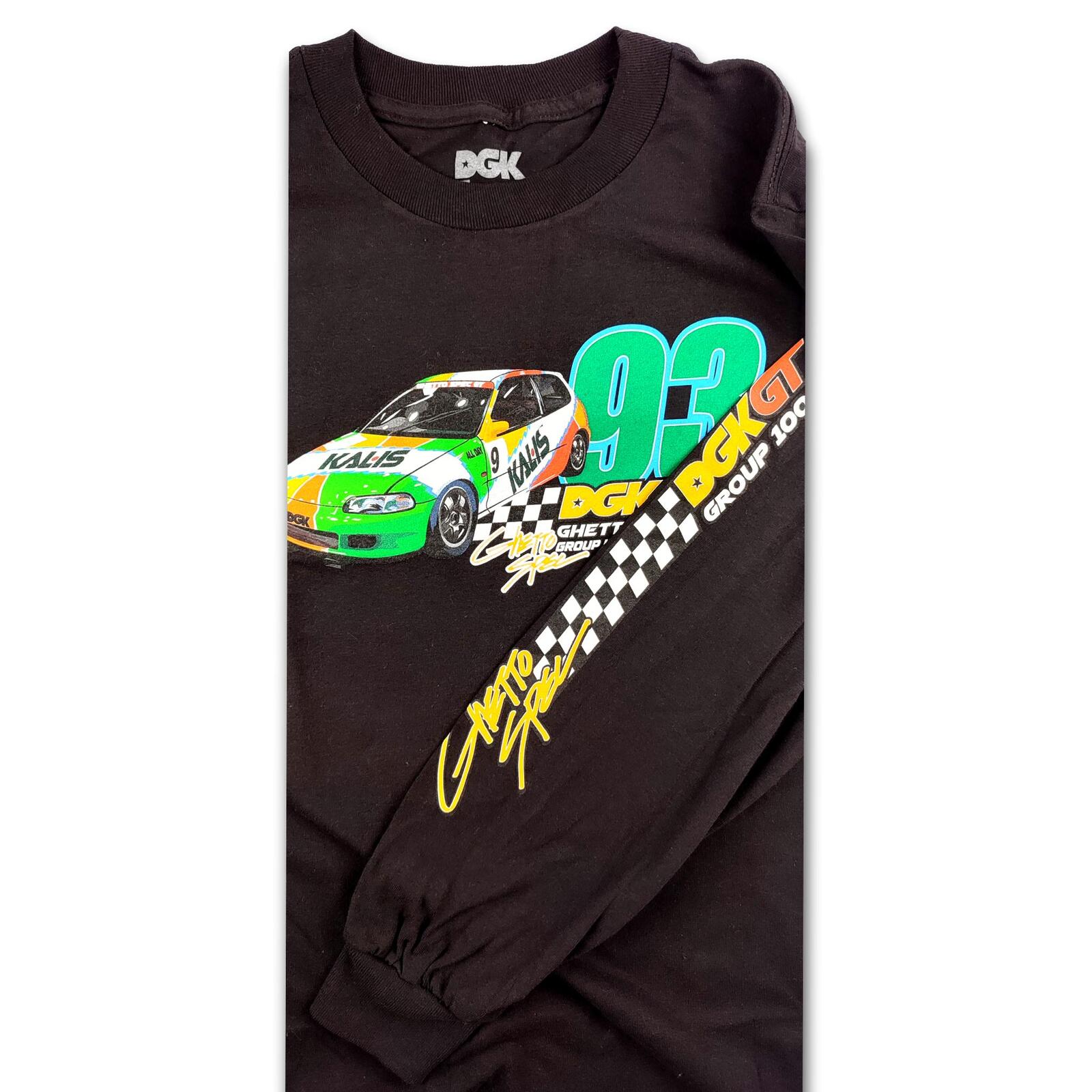 DGK GT93 LONG SLEEVE T SHIRT BLACK
