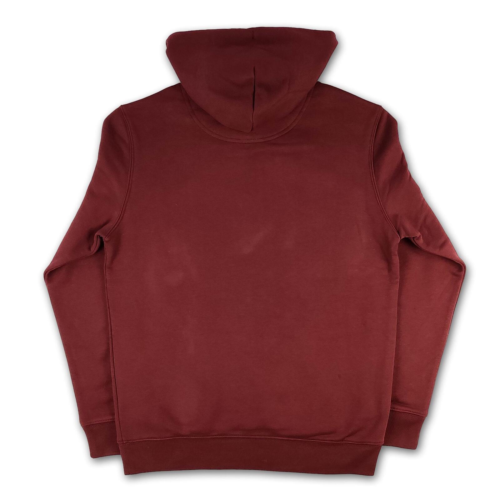 PLEASURES SKATEBOARDS FELPA HOODIE BORDEAUX