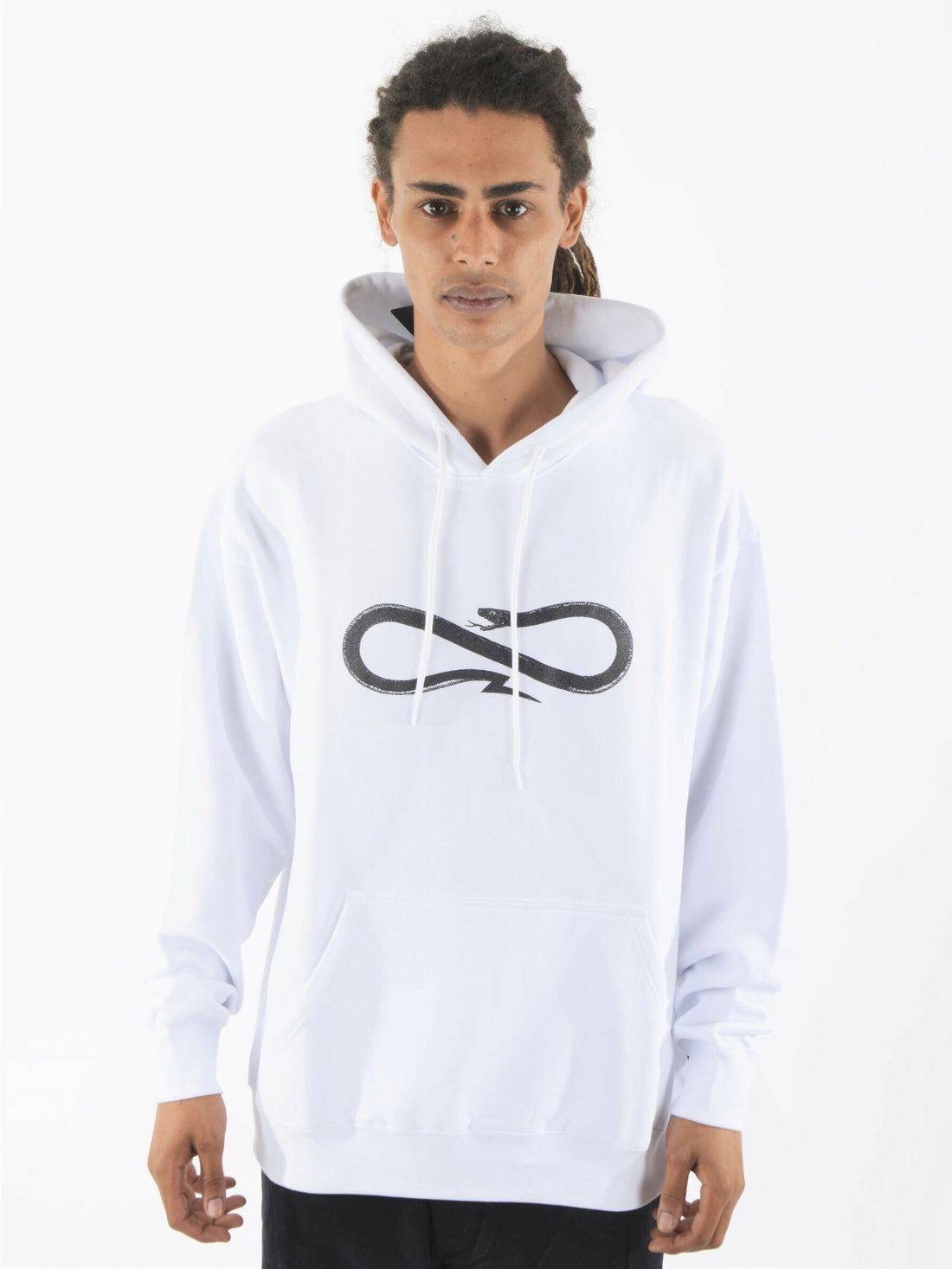 PROPAGANDA LOGO HOODIE FELPA WHITE